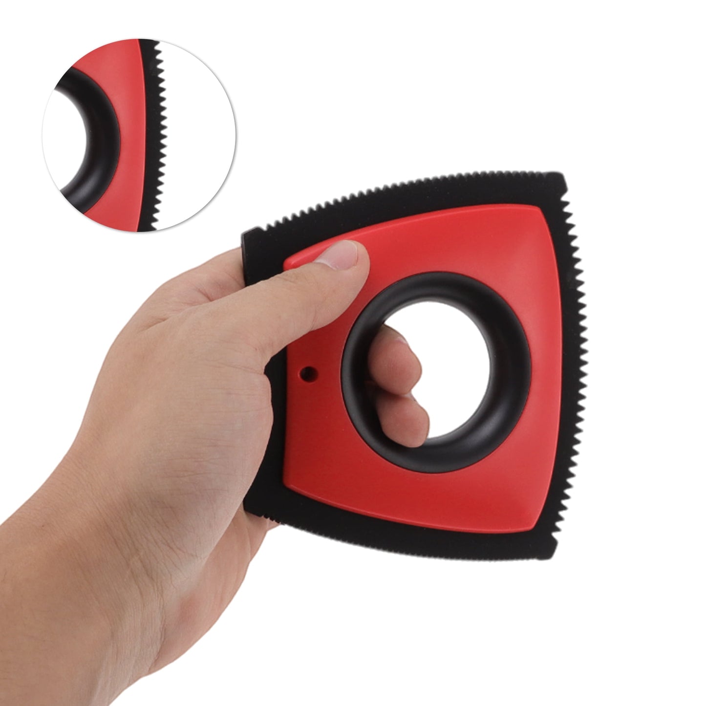 Unique Bargains 1 Pc Durable Claw Shape Pet Hair Remover for Dog for Cat Red