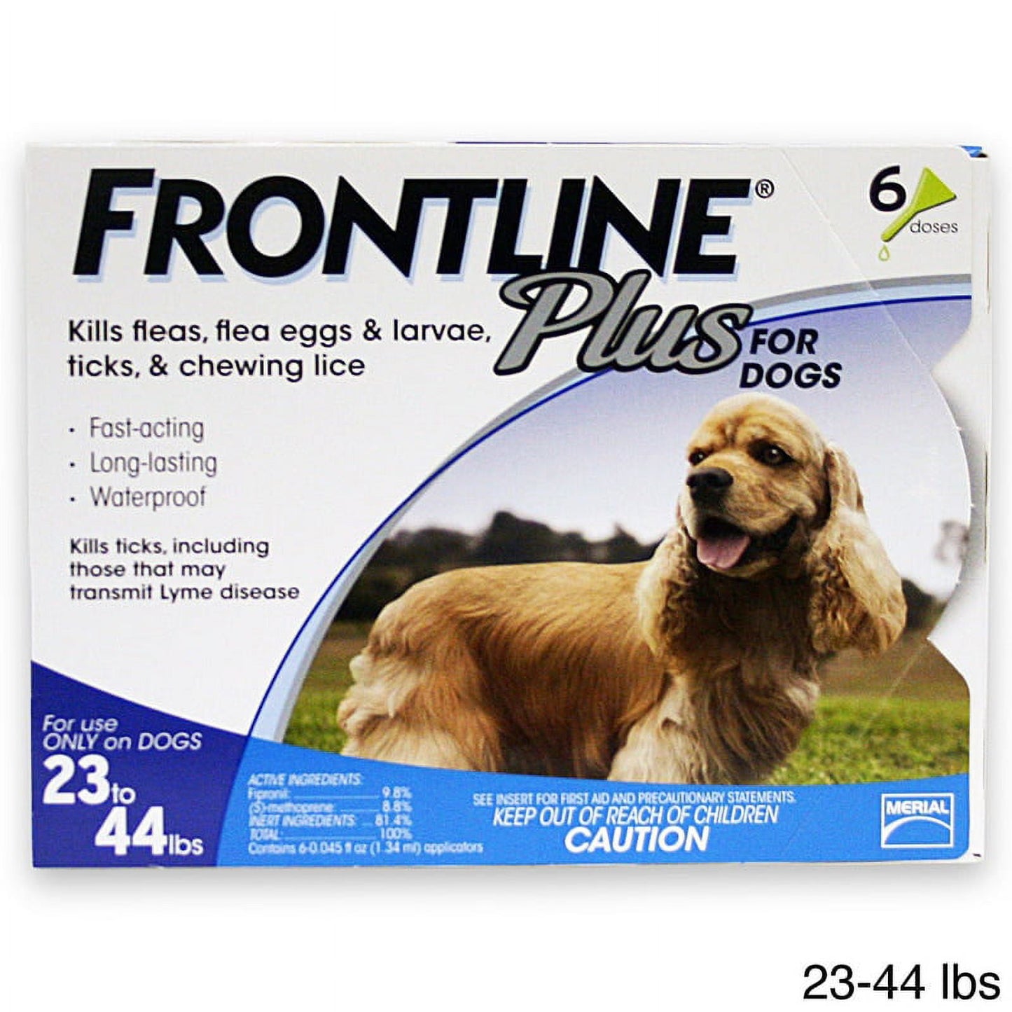 Frontline Plus For Dogs 45 To 88 Lb 6 Pk