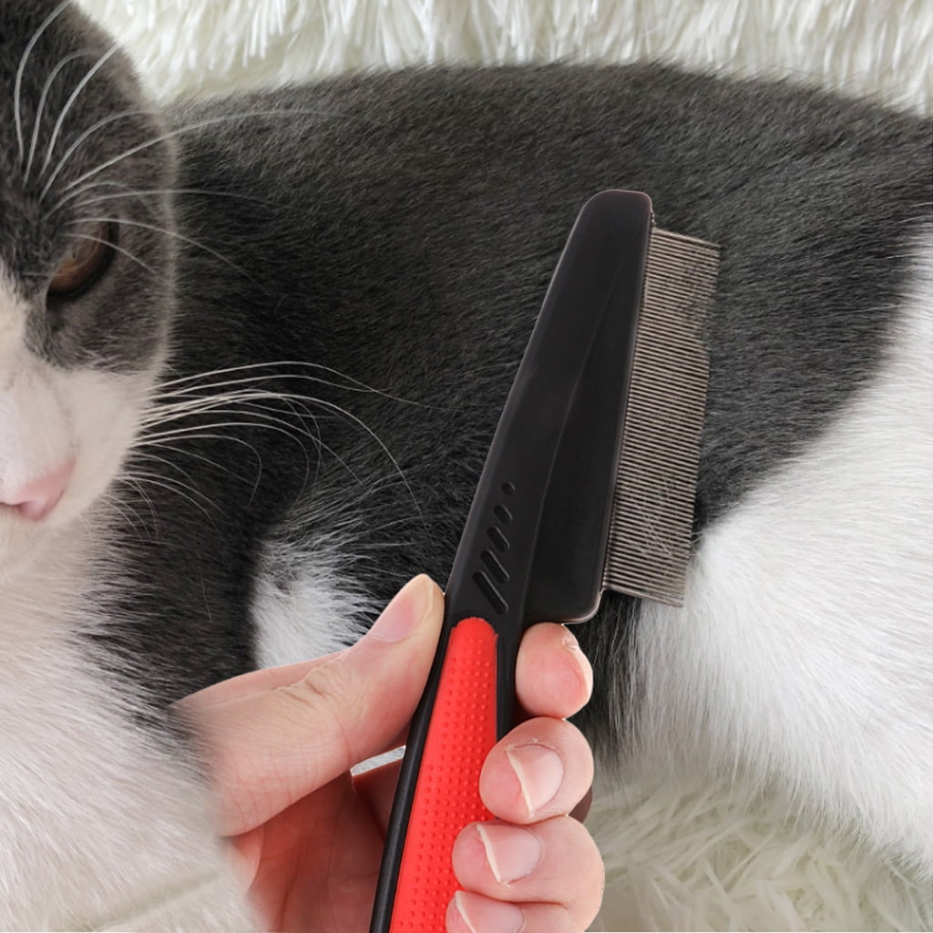Dog Hair Comb Flea Comb for Long and Short Hair Dog & for Cat Pet for Cat Grooming Brush