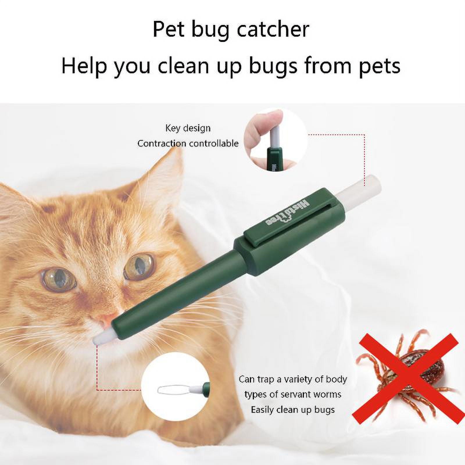 Tick Grabber for Dogs Cats Human Ultra-fine-tip Tweezer for First Aid Kit