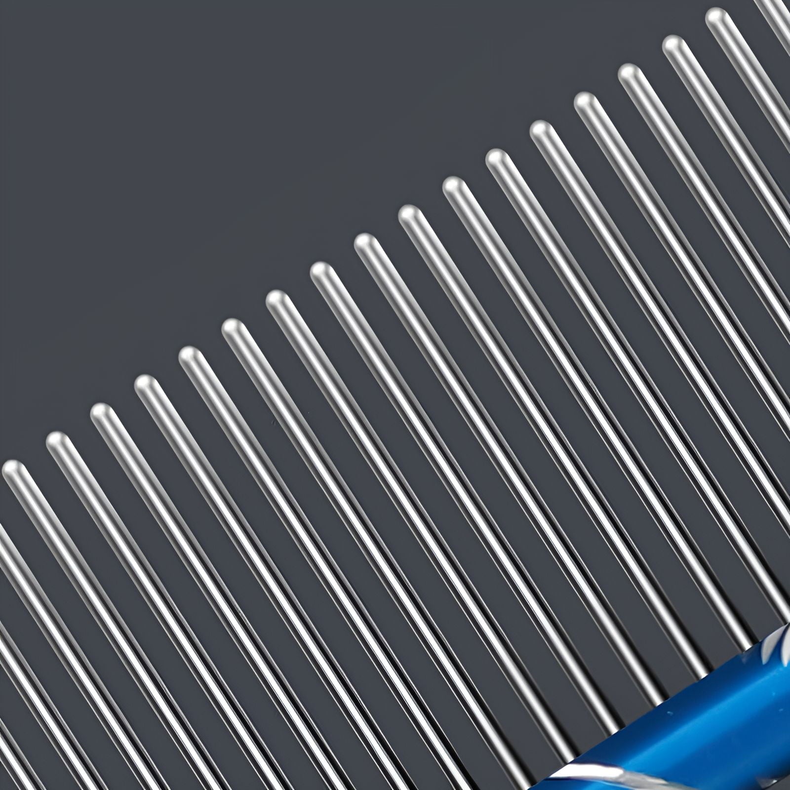 ACDANC Dog Comb,Dematting Comb for Dogs,Removing Float Hair Combing Tangled Hair Metal Comb,Green