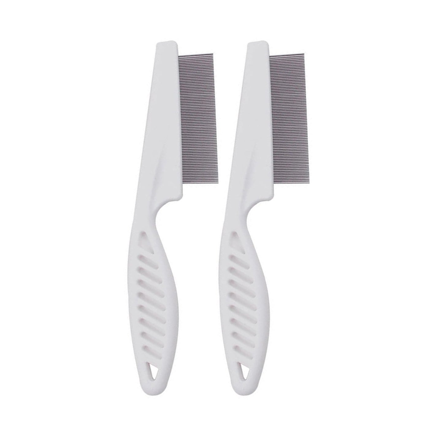 Oneshit Tools&Home Improvement On Clearance 2PCS Pet Hair Grooming Comb Flea Shedding Brush Puppy Dog Stainless Comb