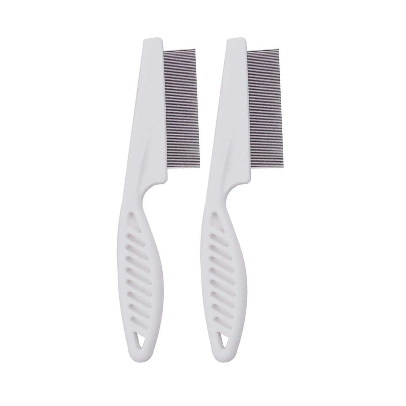 Rvasteizo 2PCS Pet Hair Grooming Comb Flea Shedding Brush Puppy Dog Stainless Comb