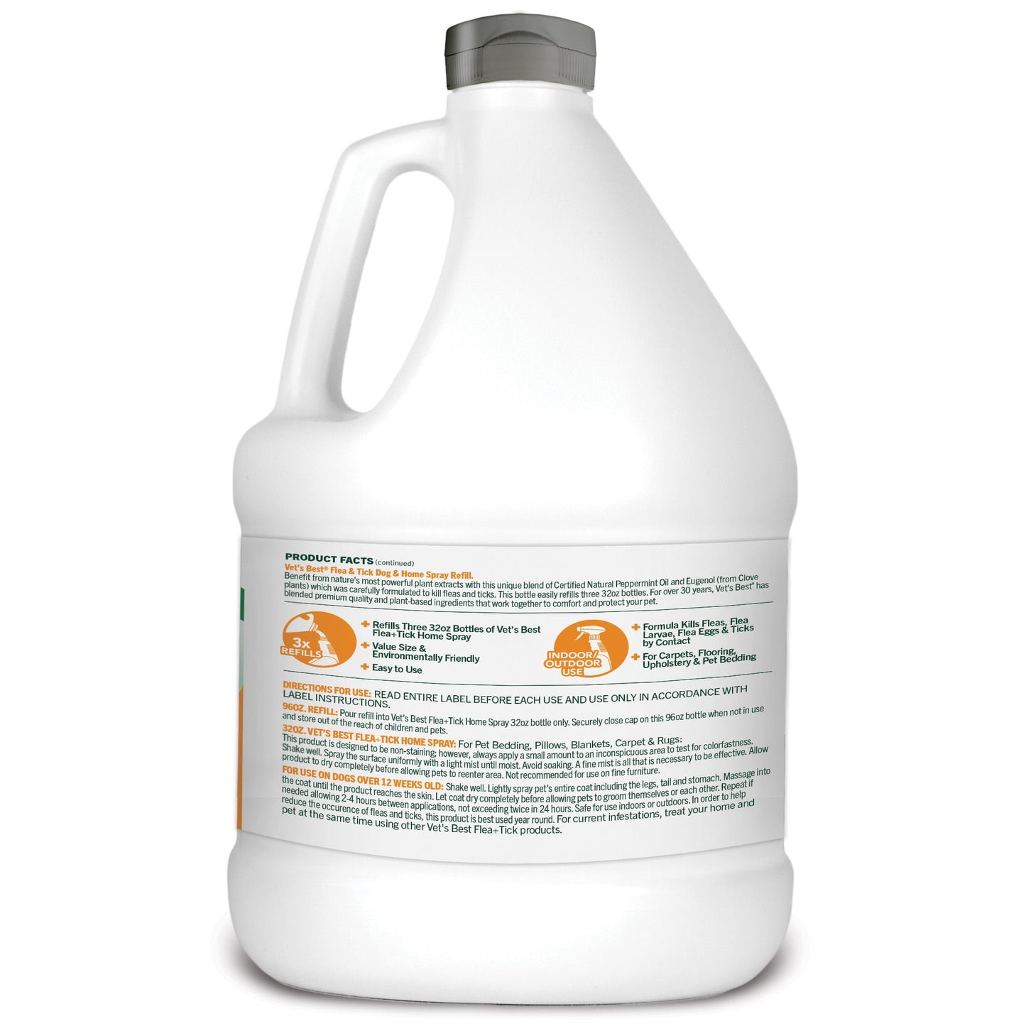 Vet's Best Flea and Tick Home Spray for Dogs and Home - 96oz.