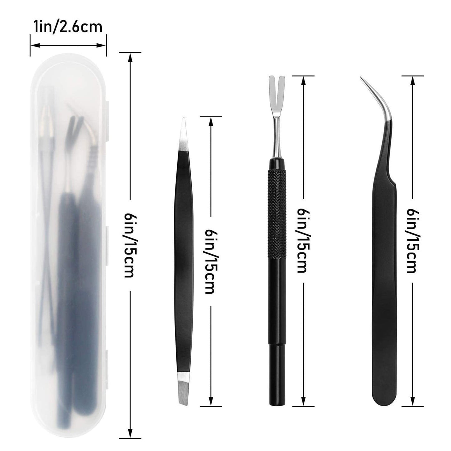Tick Remover Kit Clearance! Lekdue Stainless In Kit 3 Tick Tick Coitek Remover Remover Tweezers Black Tick Steel 1 Tools & Home Improvement, Tweezers Set (3 Pieces)
