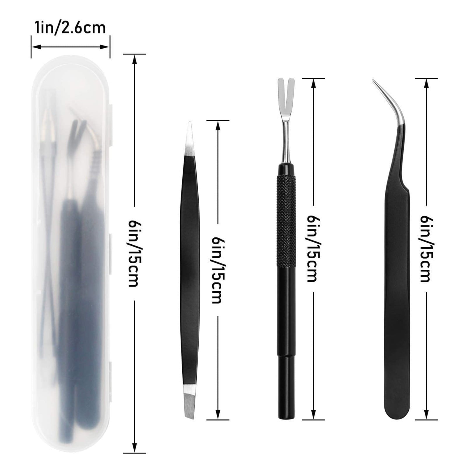 Tick Remover Kit Clearance! Lekdue Stainless In Kit 3 Tick Tick Coitek Remover Remover Tweezers Black Tick Steel 1 Tools & Home Improvement, Tweezers Set (3 Pieces)