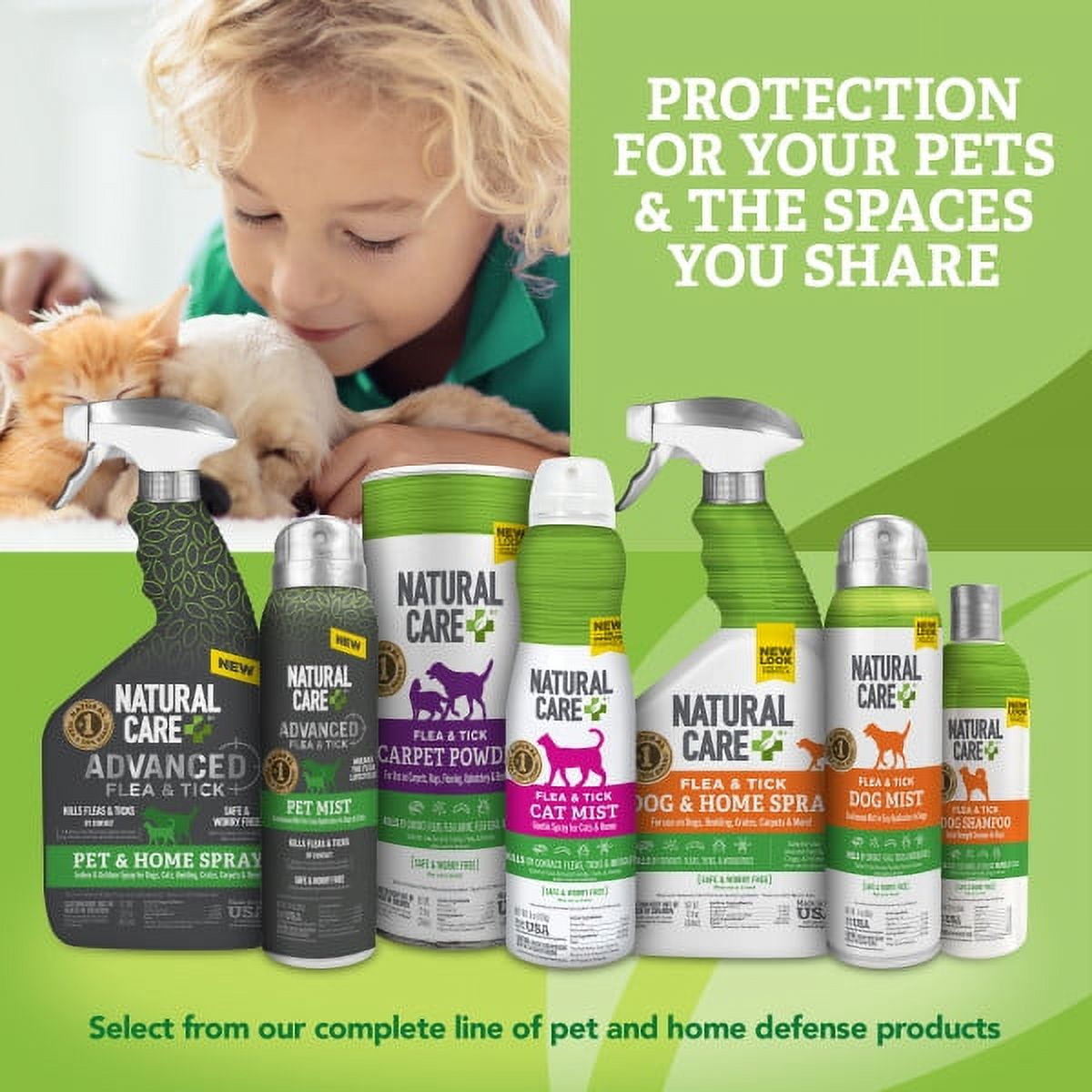 Natural Care Flea and Tick Dog Shampoo -Peppermint Scent - 12oz.