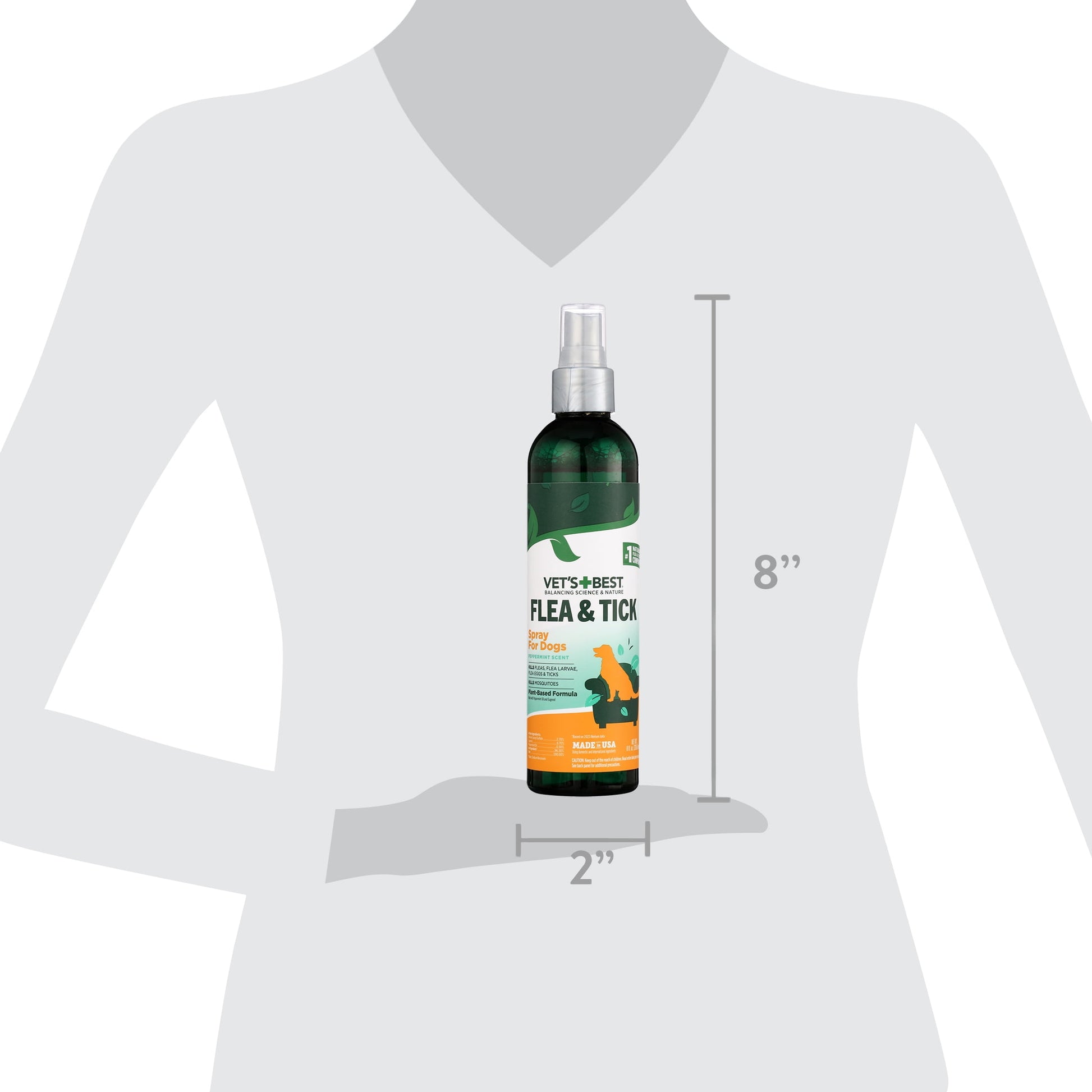 Vets Best Flea & Tick Spray for Dogs - 8 oz.