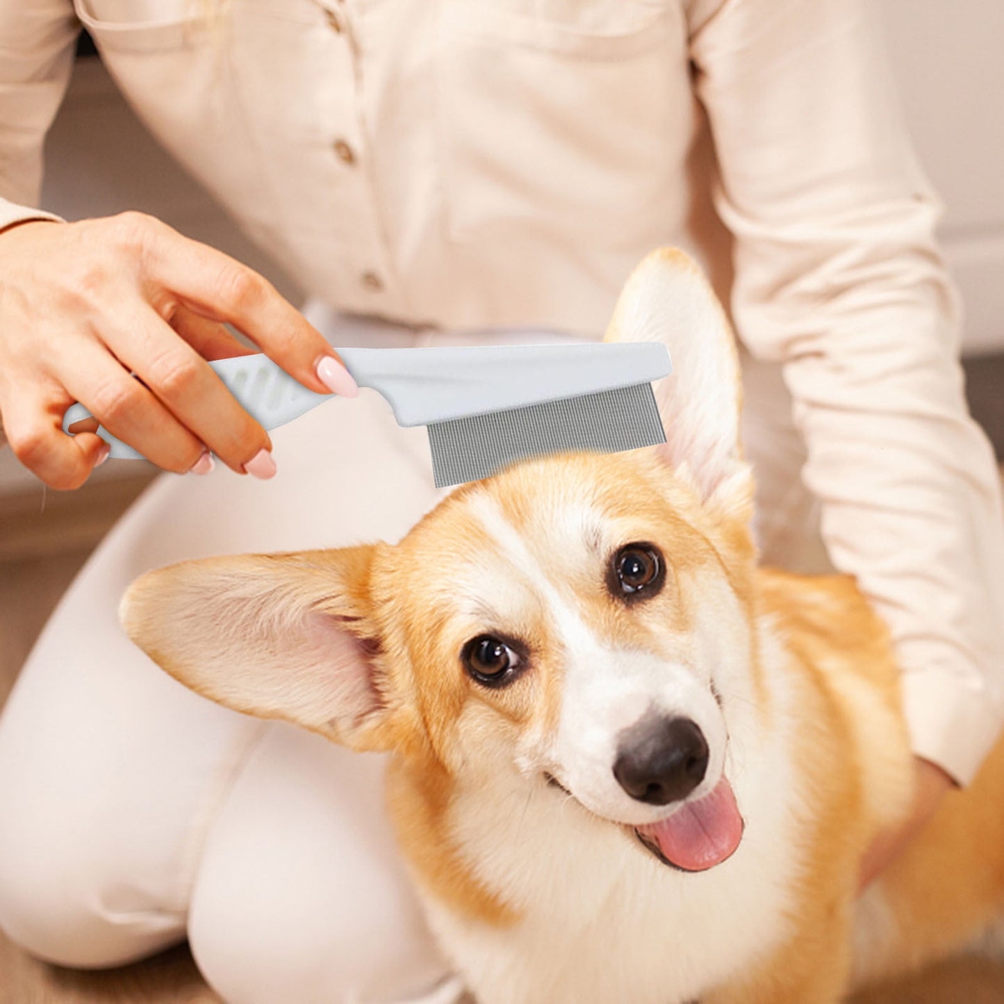 NIZELUK Pet Flea Removal Comb, Dog Flea Removal Brush, Pet Grooming Comb, Hair Removal Tool for Pets, Flea Comb for Dog and Cat Care Clearance Sales Today Deals Prime
