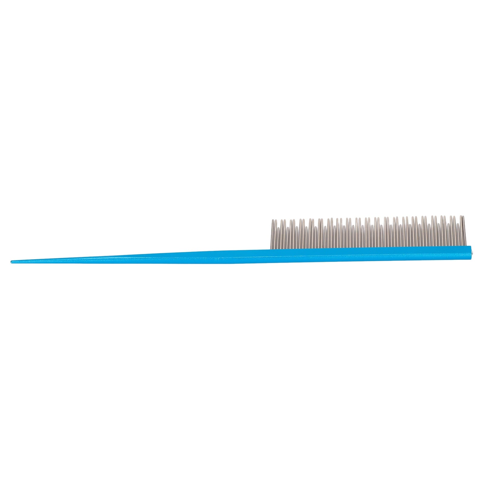 Dog Comb Pet Hair Comb with Long and Short Stainless Steel Teeth for Removing Tangles and Knots,Blue