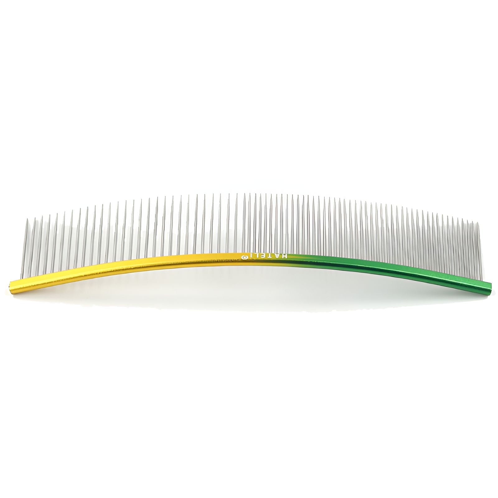 ACDANC Dog Comb,Dematting Comb for Dogs,Dog Combs for Grooming Matting,Yellow-Green