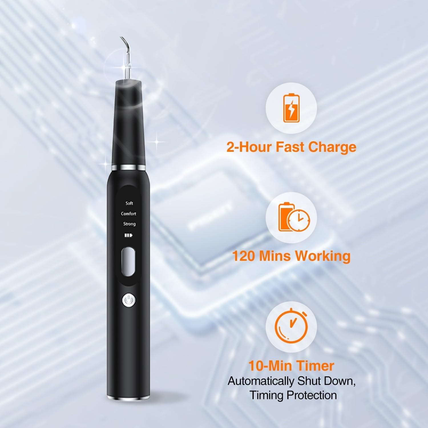 Aorsher Dog Plaque Remover for Teeth, Pet Tooth Cleaner, Dog Teeth Cleaning Kit - Teeth Cleaner with LED Light and Tartar Remover,  Dog Toothbrush Protect Gums
