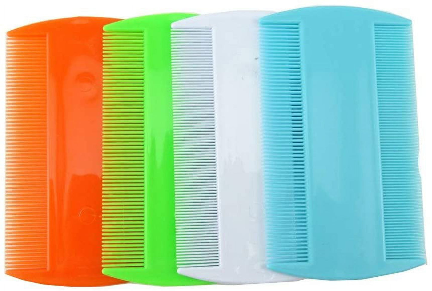4 Packs Combs Double sided Pet Combs, Cat Dog Pet Grooming Fine Tooth Hair Combs