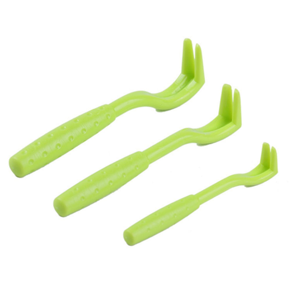 Ltesdtraw 3x Pet Mites Flea Puller Insect Clip Cat Dog Cleaning Tick Tweezer (Green)