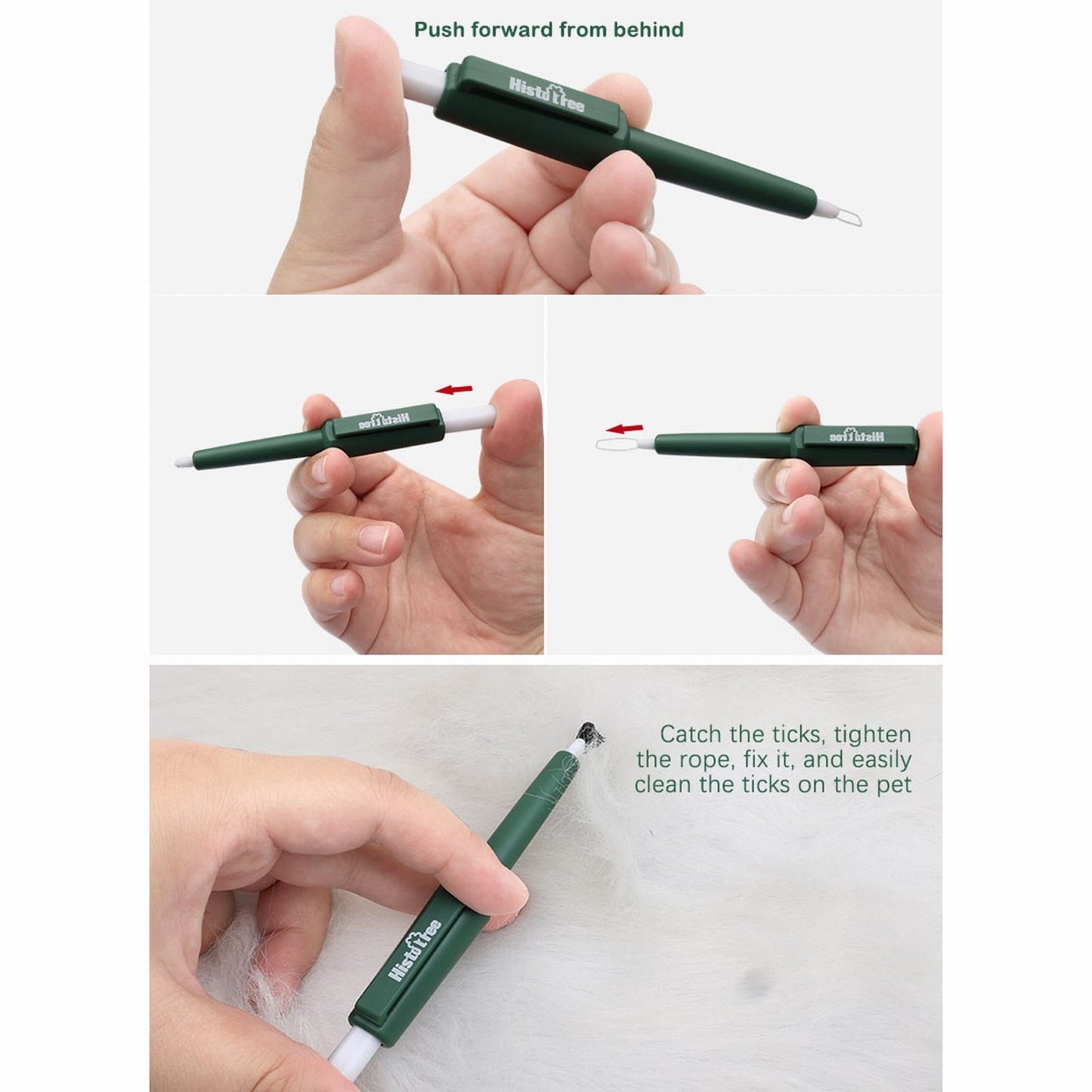 Safe Pet Tick Remover Tool â Quick Flea & Lice Extractor for Dogs & Cats, Whole Head Removal, Non-Toxic Grooming Pen (, 11x14cm)