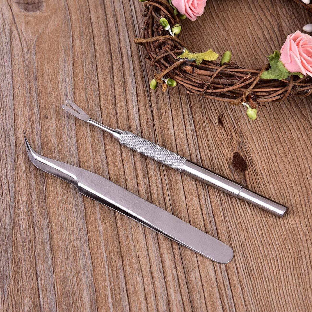 Convenient and Safe Tick Removal Tool Set for Pets - Stainless Steel- 3 Pack