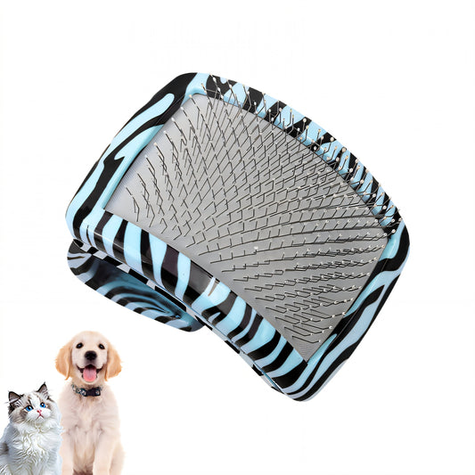 ACDANC Dog Comb,Metal Comb,Grooming Tool for Dogs and Cats Cat Combs for Indoor Cats,Blue