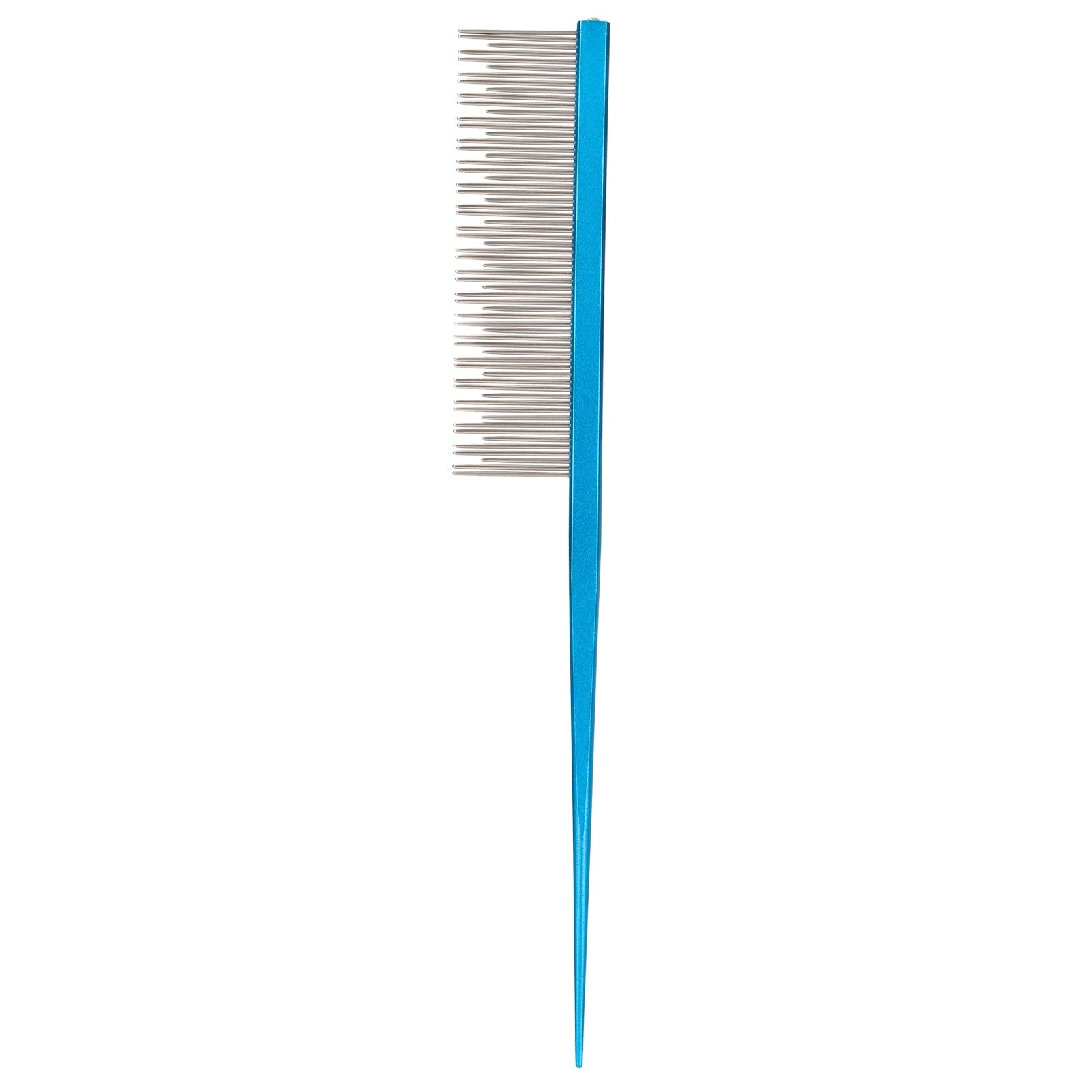 Dog Comb Pet Hair Comb with Long and Short Stainless Steel Teeth for Removing Tangles and Knots,Blue