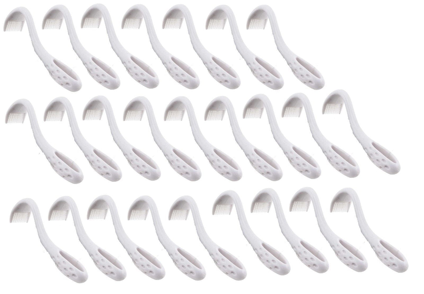 Dog Flea & Tick Remover Combs 2 in 1 Deluxe Grooming Tool Curved Bulk Available (25 Combs)