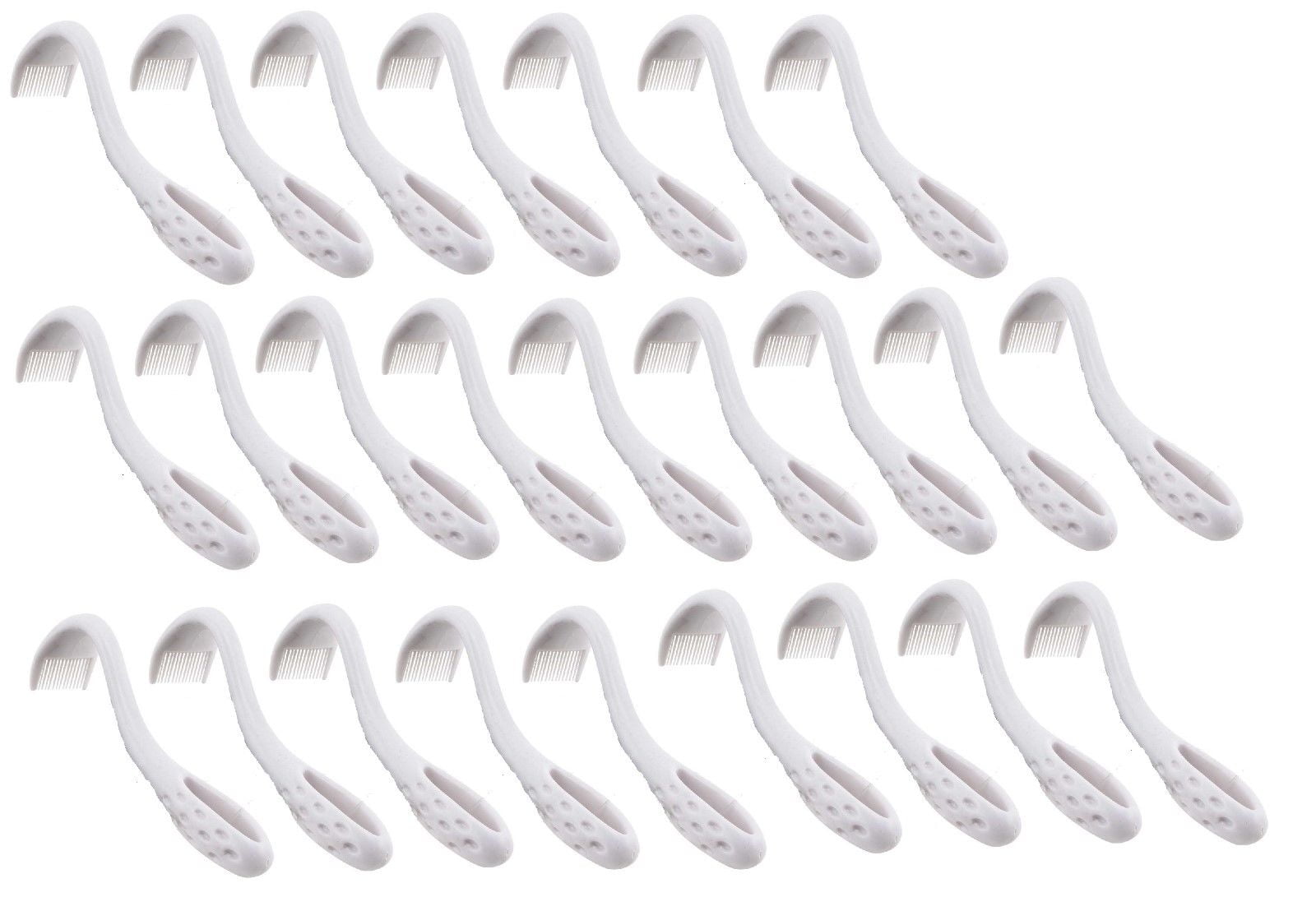 Dog Flea & Tick Remover Combs 2 in 1 Deluxe Grooming Tool Curved Bulk Available (25 Combs)