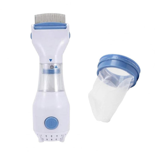Electric Flea Remover for Dogs Professional Stainless Steel Flea Comb for Dogs Cats Effective Tear Stain Remover for Pet ( EU Plug A)