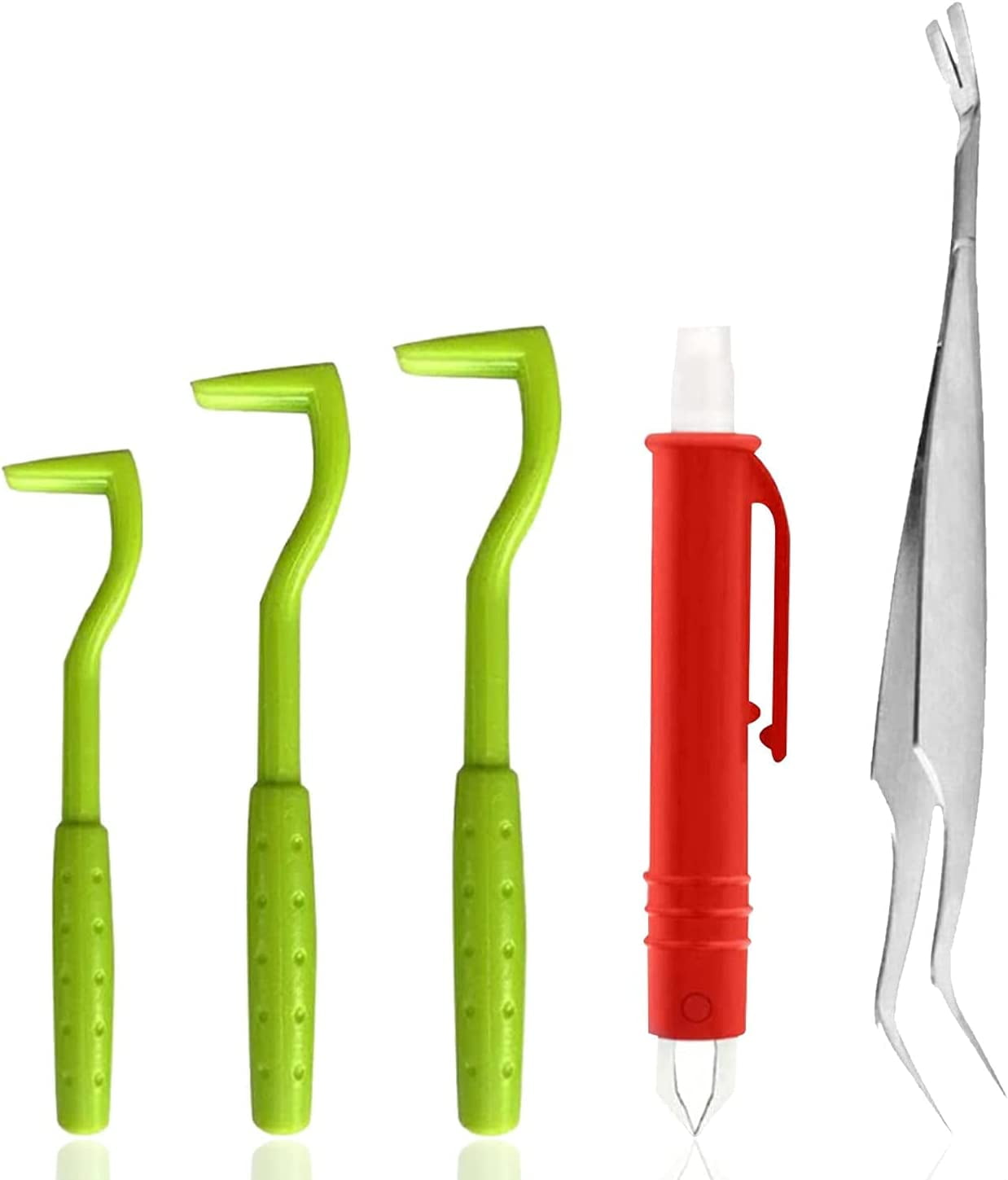 Emlimny 5PCS Tick Removal Tool Tick Picker Flea Removal Tool, Home Sake Tick Remover, Tick Hook Removal Tool Kit Remove Ticks Pet Comb Pet Supplies for Dogs, Cats and Human