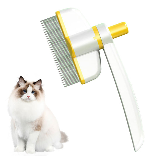 Hogarize Pet Hair Removal Comb,360-Degree Rotating Multifunctional Brush,Self-Cleaning Cat & Dog Brush,Short & Long Hair Grooming Tool