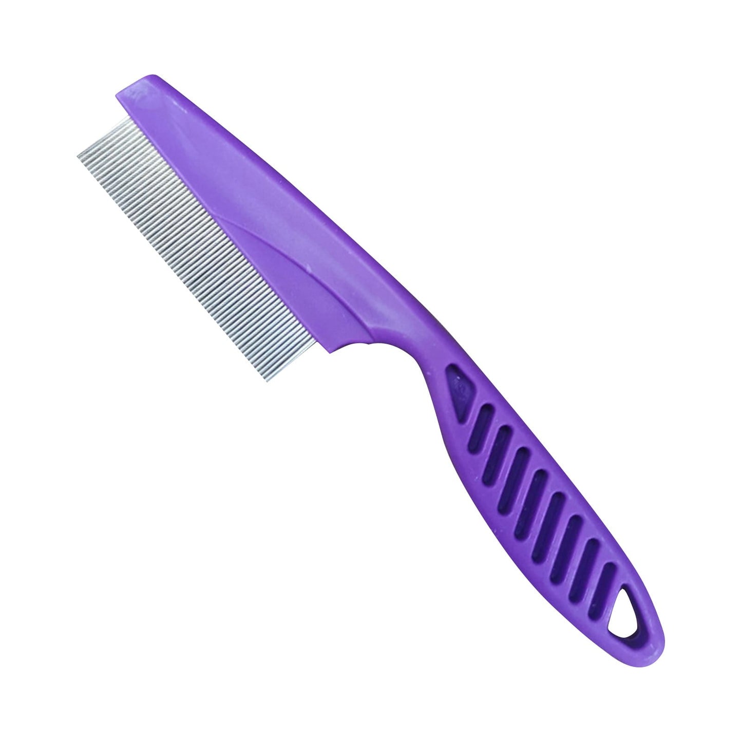 Premium Pet Flea Comb for Dogs and Cats Fine Tooth Grooming Tool with Ergonomic Handle