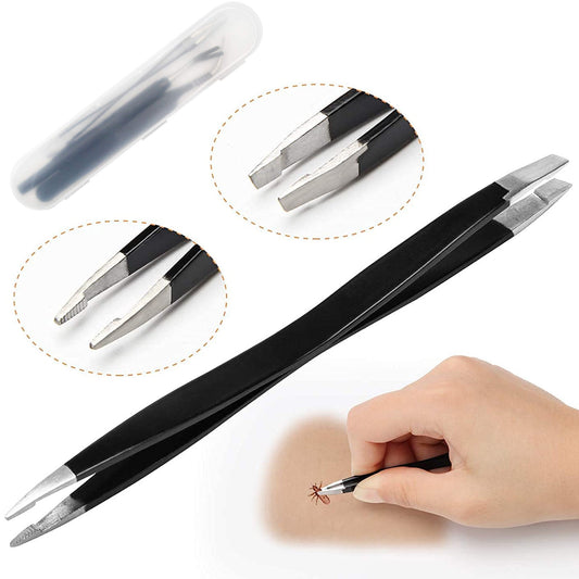Tick Remover Kit Clearance! Lekdue Stainless In Kit 3 Tick Tick Coitek Remover Remover Tweezers Black Tick Steel 1 Tools & Home Improvement, Tweezers Set (3 Pieces)