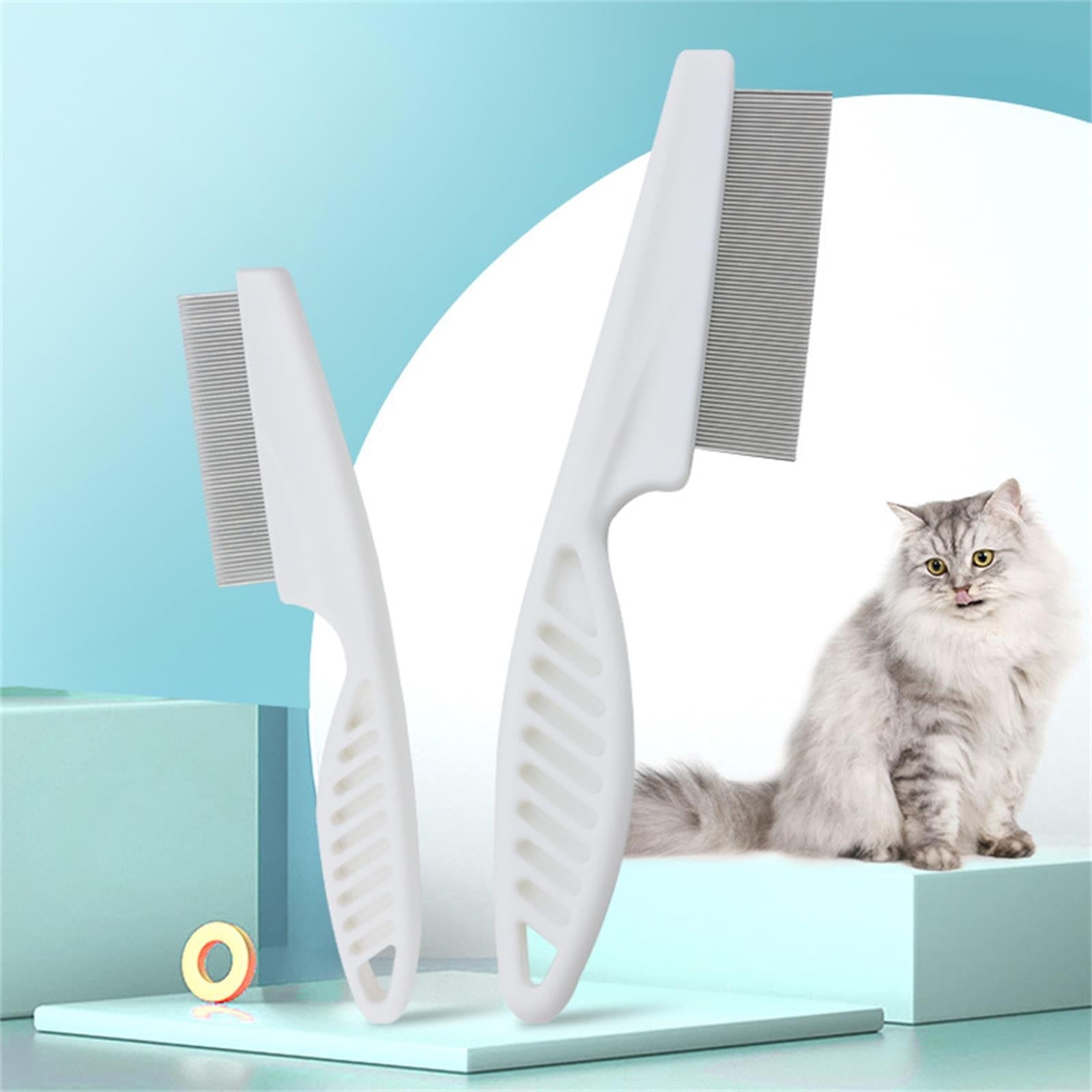 Oneshit Tools&Home Improvement On Clearance 2PCS Pet Hair Grooming Comb Flea Shedding Brush Puppy Dog Stainless Comb