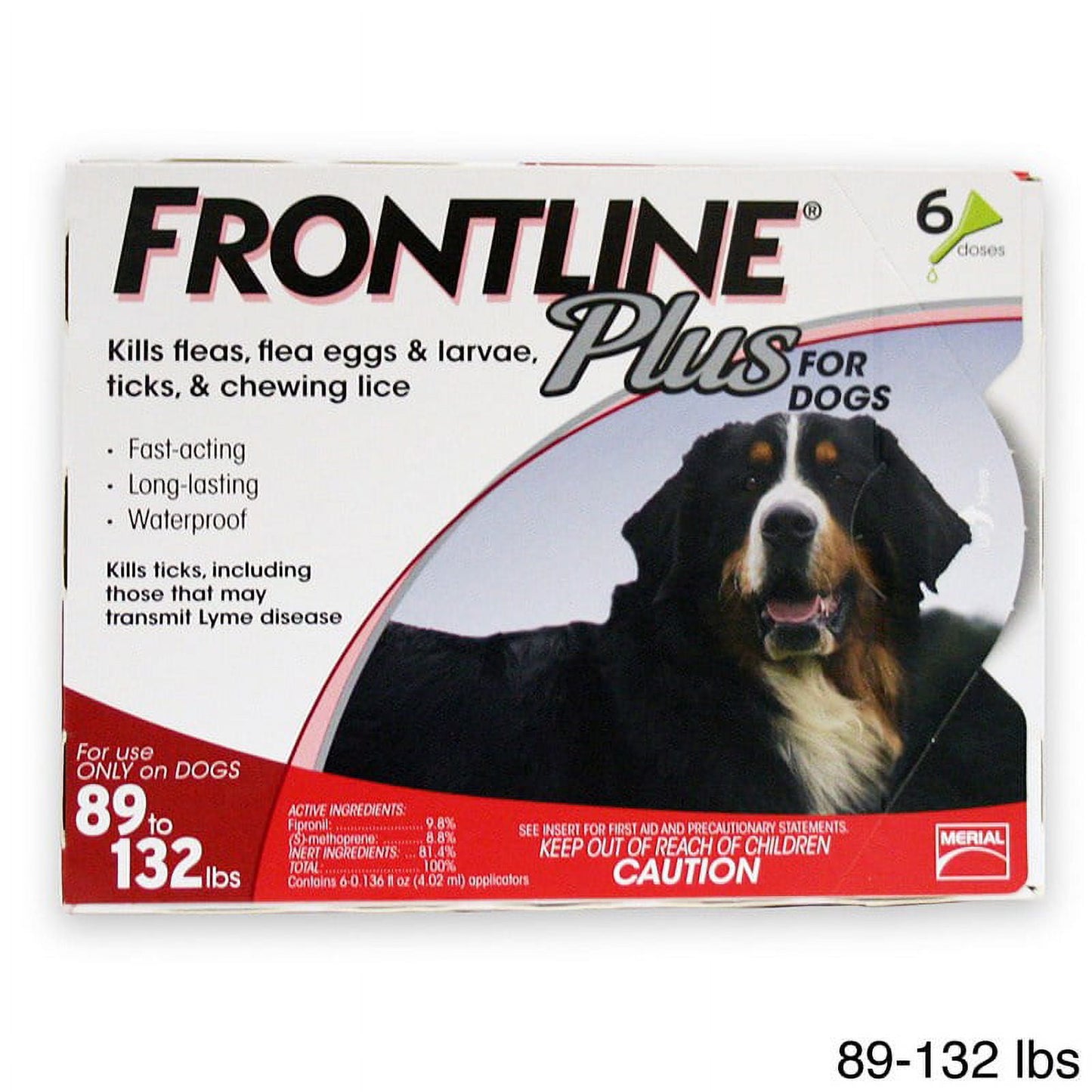 Frontline Plus For Dogs 45 To 88 Lb 6 Pk