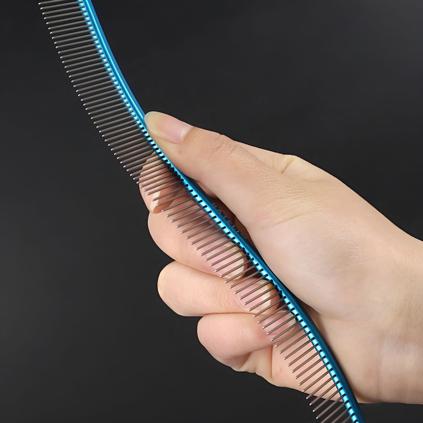 ACDANC Dog Comb,Dematting Comb for Dogs,Removing Float Hair Combing Tangled Hair Cat Comb,Red