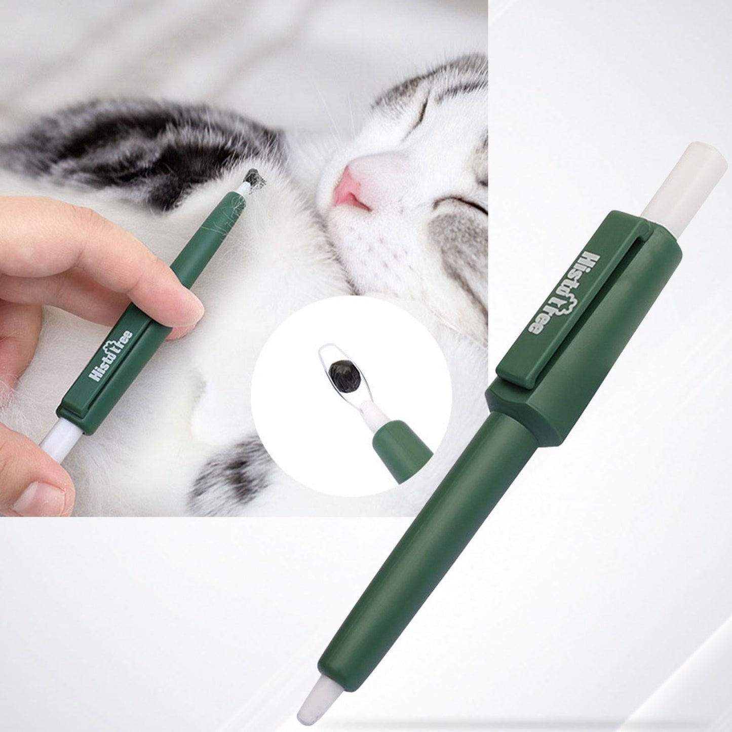 Safe Pet Tick Remover Tool â Quick Flea & Lice Extractor for Dogs & Cats, Whole Head Removal, Non-Toxic Grooming Pen (, 11x14cm)