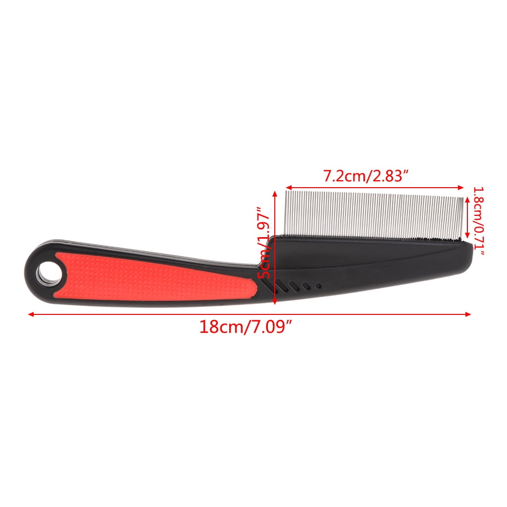 Dog Hair Comb Flea Comb for Long and Short Hair Dog & for Cat Pet for Cat Grooming Brush