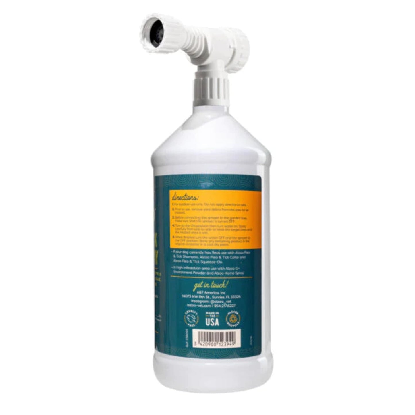 ALZOO Natural Flea & Tick Yard Spray 32oz
