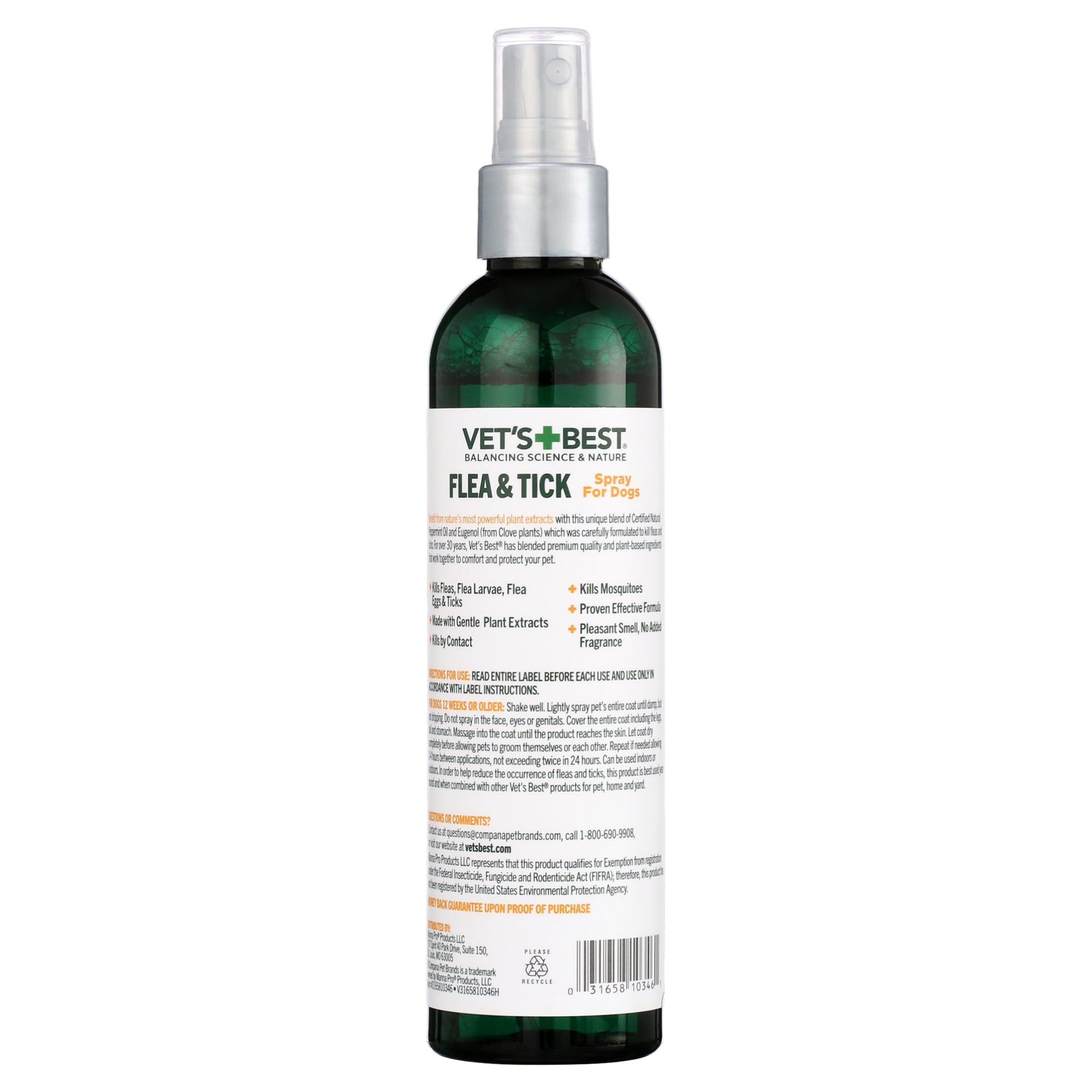 Vets Best Flea & Tick Spray for Dogs - 8 oz.