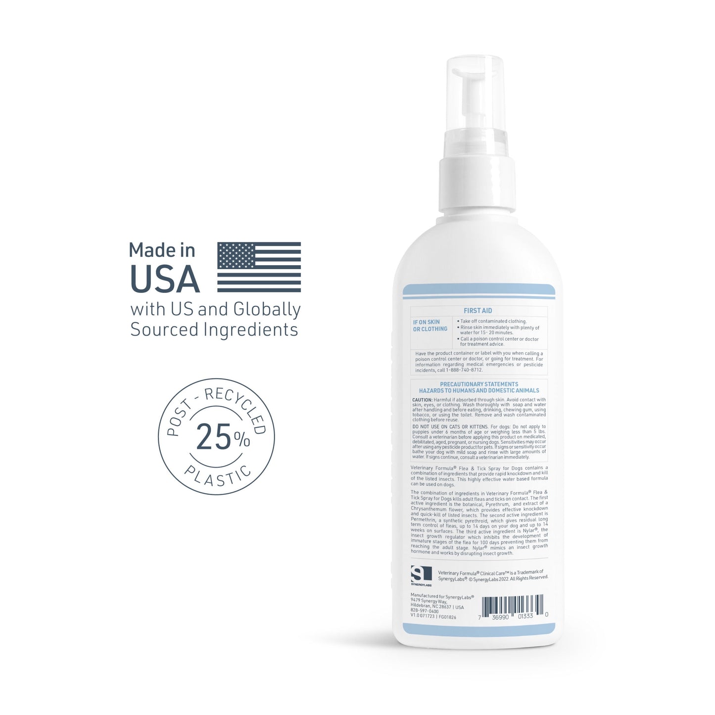 Veterinary Formula Clinical Care Flea & Tick Spray for Dogs, 8 oz.