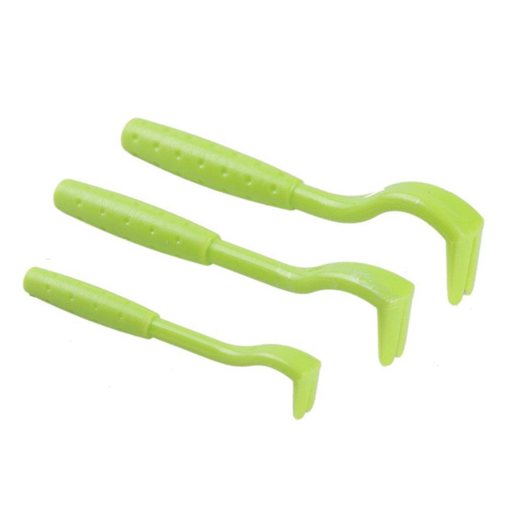 Ltesdtraw 3x Pet Mites Flea Puller Insect Clip Cat Dog Cleaning Tick Tweezer (Green)