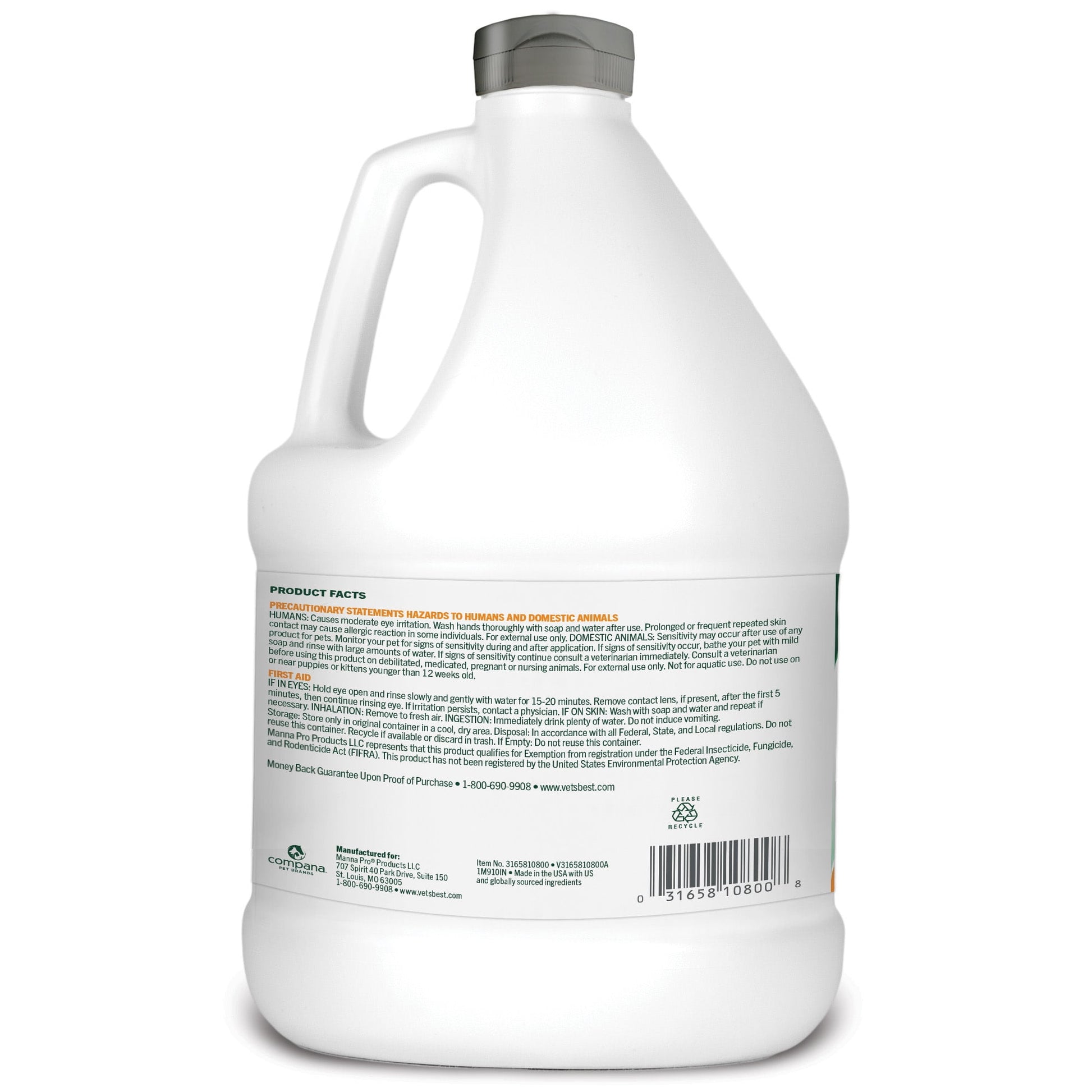 Vet's Best Flea and Tick Home Spray for Dogs and Home - 96oz.